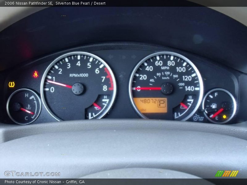 Silverton Blue Pearl / Desert 2006 Nissan Pathfinder SE