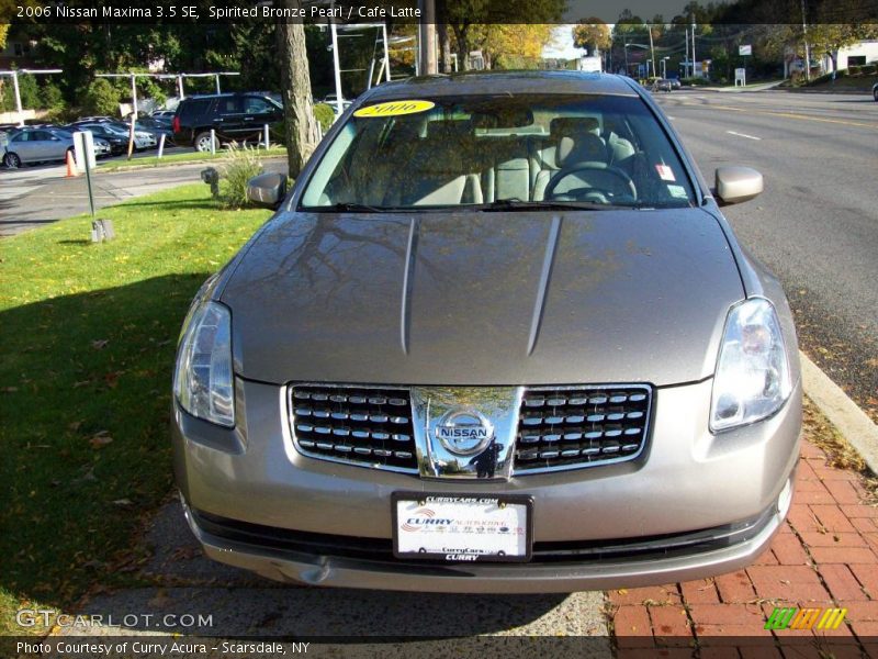 Spirited Bronze Pearl / Cafe Latte 2006 Nissan Maxima 3.5 SE
