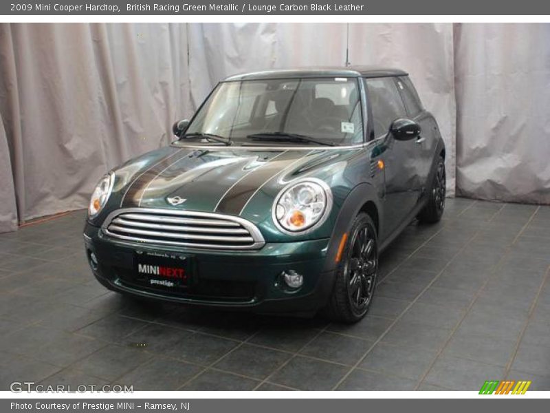 British Racing Green Metallic / Lounge Carbon Black Leather 2009 Mini Cooper Hardtop