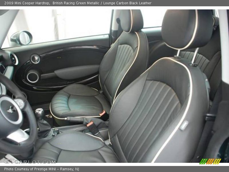  2009 Cooper Hardtop Lounge Carbon Black Leather Interior