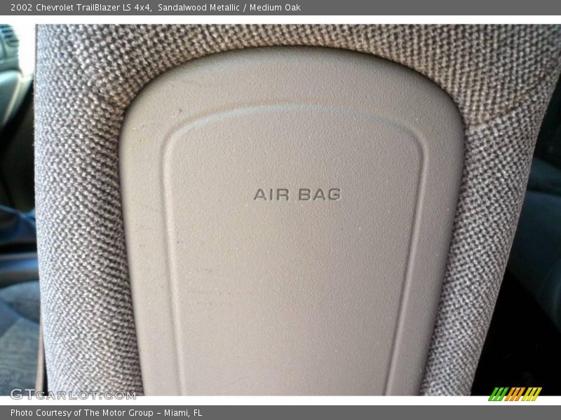 Sandalwood Metallic / Medium Oak 2002 Chevrolet TrailBlazer LS 4x4