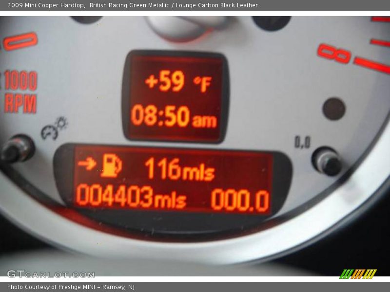 British Racing Green Metallic / Lounge Carbon Black Leather 2009 Mini Cooper Hardtop