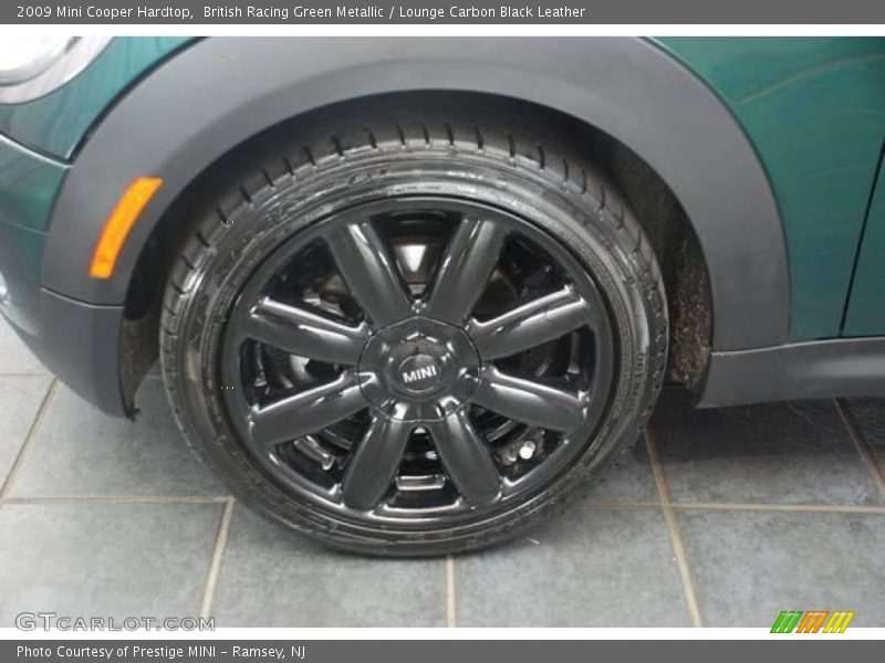 British Racing Green Metallic / Lounge Carbon Black Leather 2009 Mini Cooper Hardtop