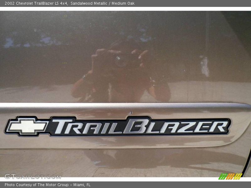 Sandalwood Metallic / Medium Oak 2002 Chevrolet TrailBlazer LS 4x4