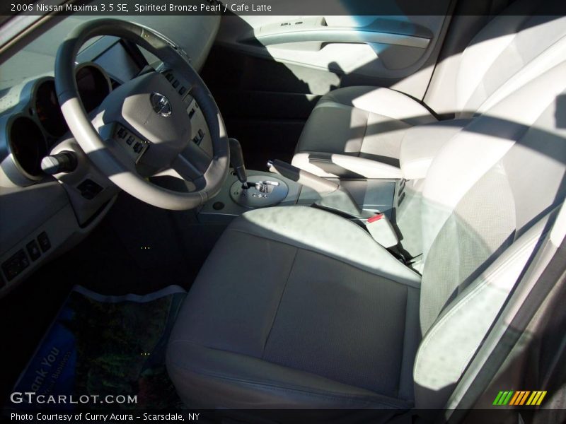 Spirited Bronze Pearl / Cafe Latte 2006 Nissan Maxima 3.5 SE