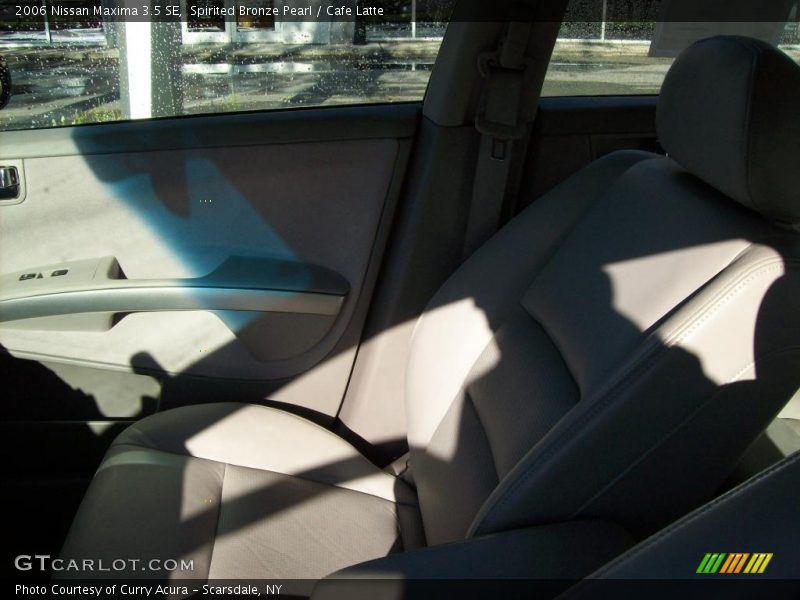 Spirited Bronze Pearl / Cafe Latte 2006 Nissan Maxima 3.5 SE