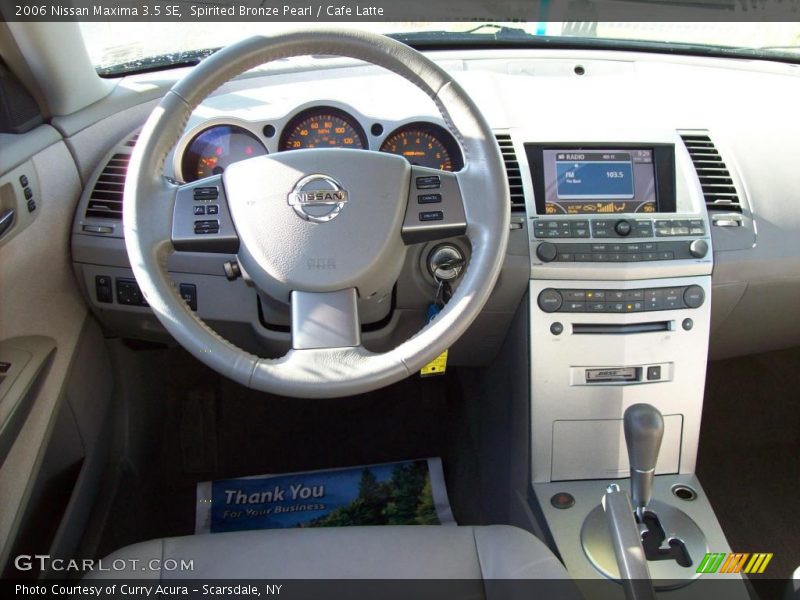 Spirited Bronze Pearl / Cafe Latte 2006 Nissan Maxima 3.5 SE