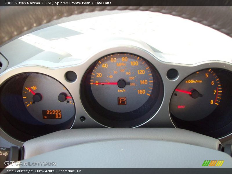 Spirited Bronze Pearl / Cafe Latte 2006 Nissan Maxima 3.5 SE