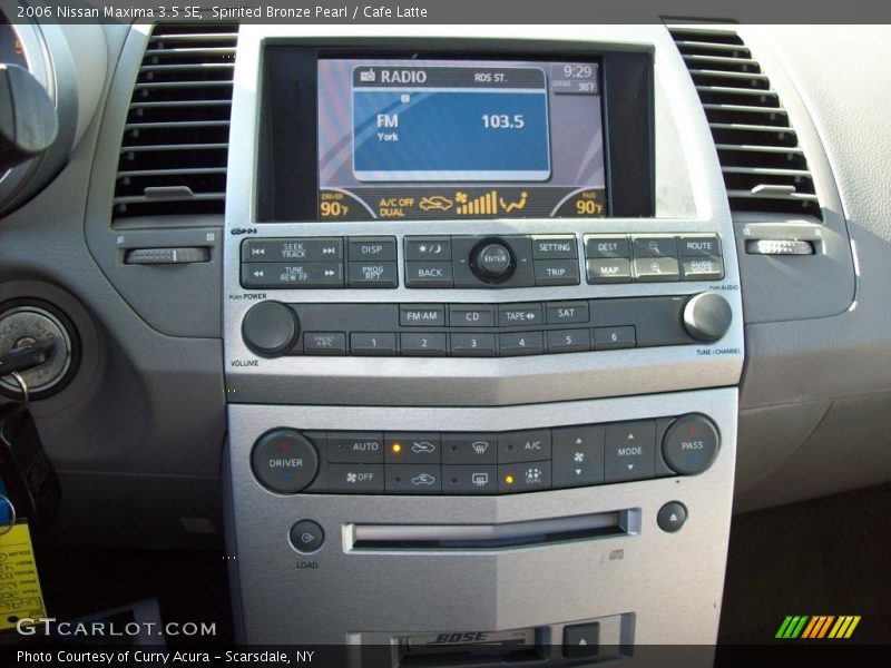 Spirited Bronze Pearl / Cafe Latte 2006 Nissan Maxima 3.5 SE