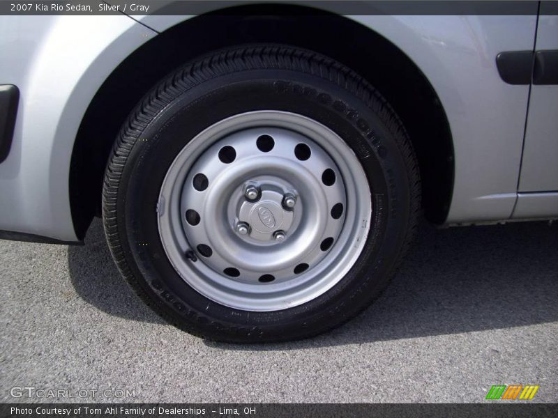 Silver / Gray 2007 Kia Rio Sedan