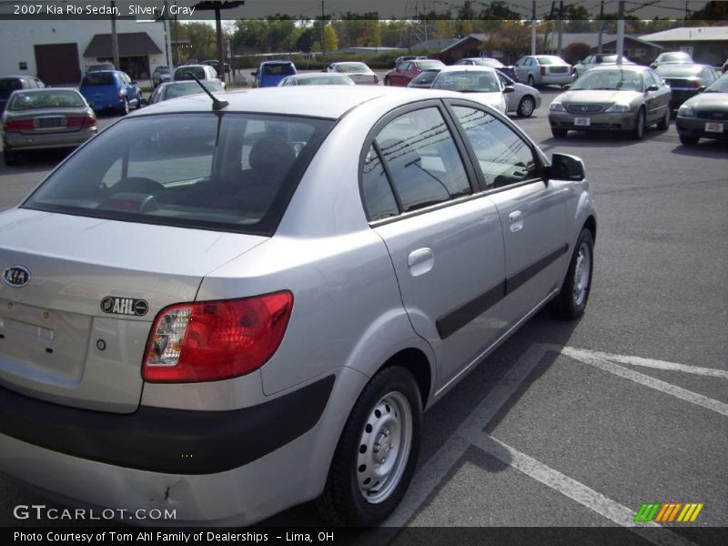 Silver / Gray 2007 Kia Rio Sedan
