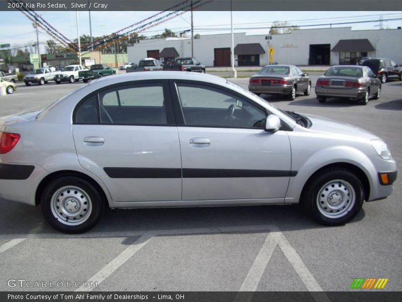 Silver / Gray 2007 Kia Rio Sedan