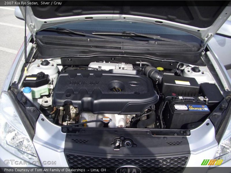 Silver / Gray 2007 Kia Rio Sedan