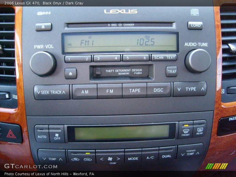 Black Onyx / Dark Gray 2006 Lexus GX 470
