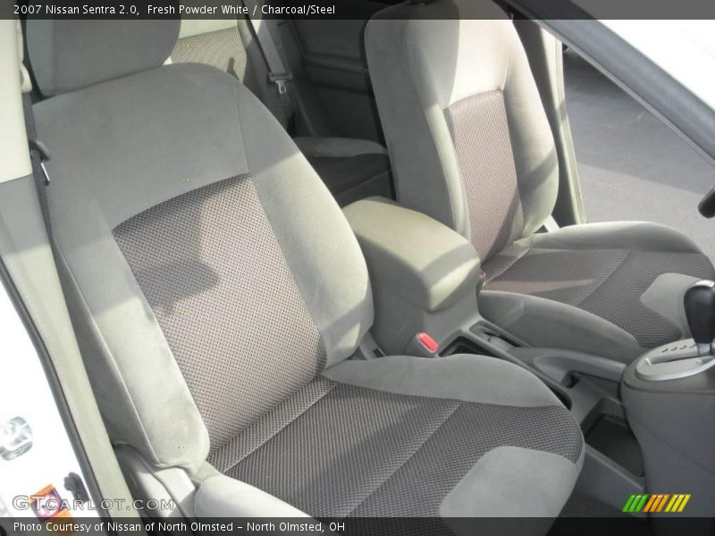 Fresh Powder White / Charcoal/Steel 2007 Nissan Sentra 2.0