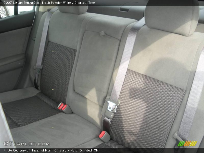 Fresh Powder White / Charcoal/Steel 2007 Nissan Sentra 2.0