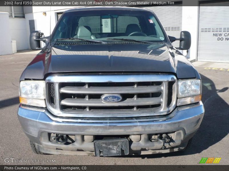 Dark Shadow Grey Metallic / Medium Flint 2002 Ford F350 Super Duty Lariat Crew Cab 4x4 Off Road