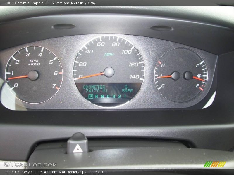 Silverstone Metallic / Gray 2006 Chevrolet Impala LT