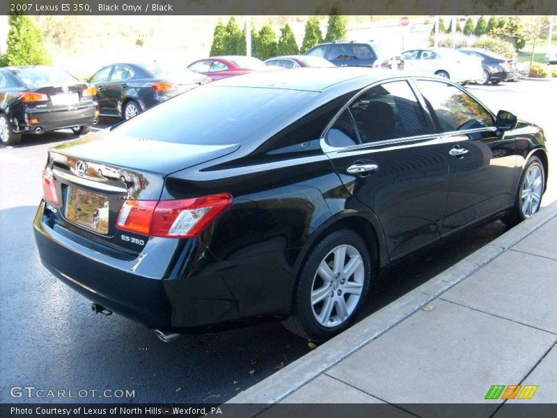 Black Onyx / Black 2007 Lexus ES 350