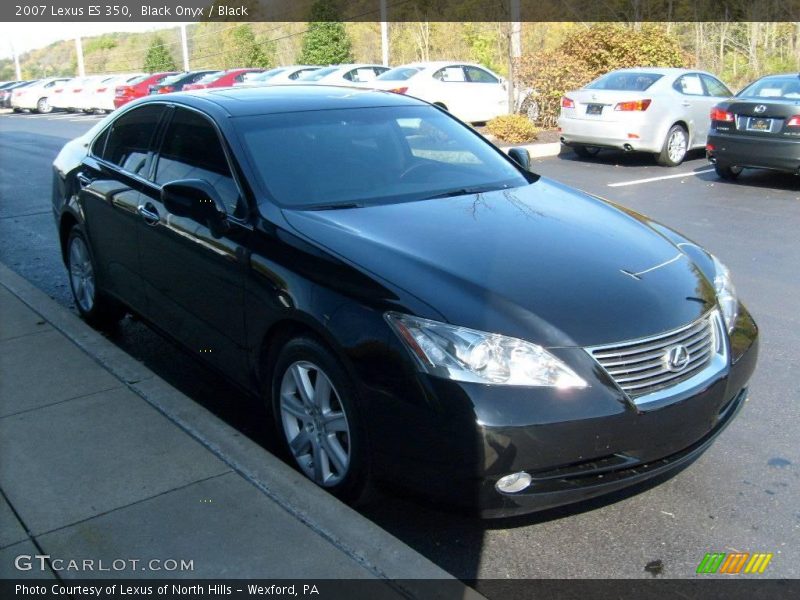 Black Onyx / Black 2007 Lexus ES 350