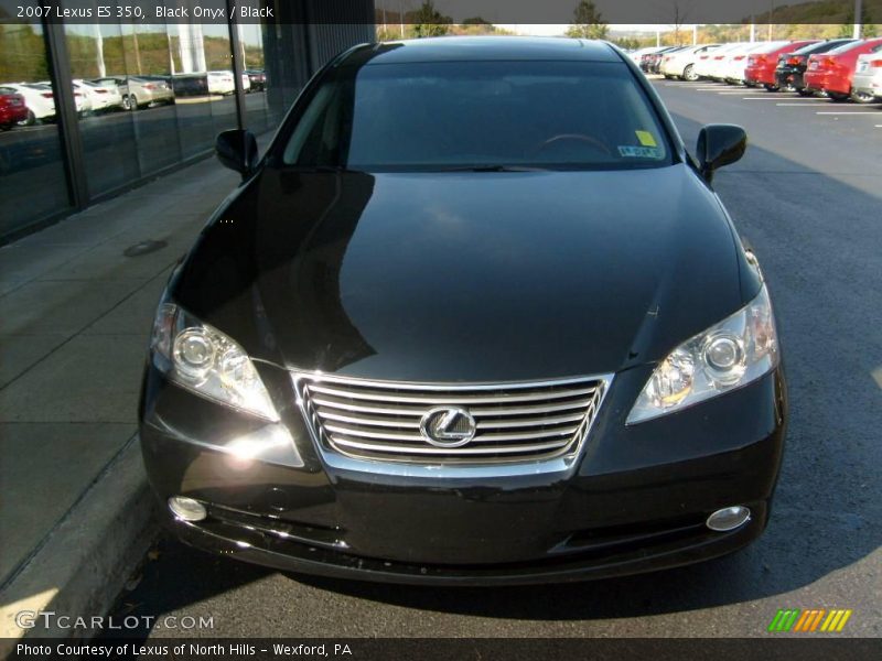 Black Onyx / Black 2007 Lexus ES 350