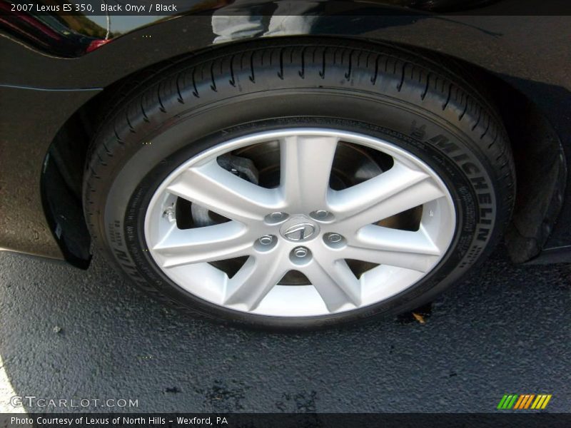 Black Onyx / Black 2007 Lexus ES 350