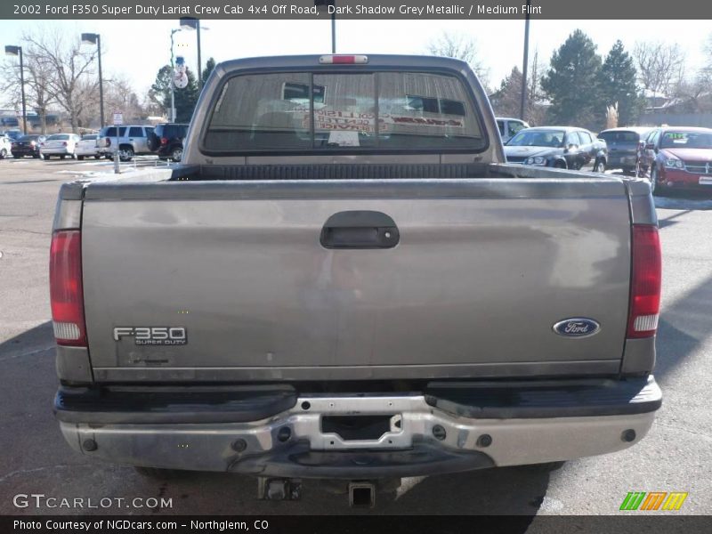Dark Shadow Grey Metallic / Medium Flint 2002 Ford F350 Super Duty Lariat Crew Cab 4x4 Off Road