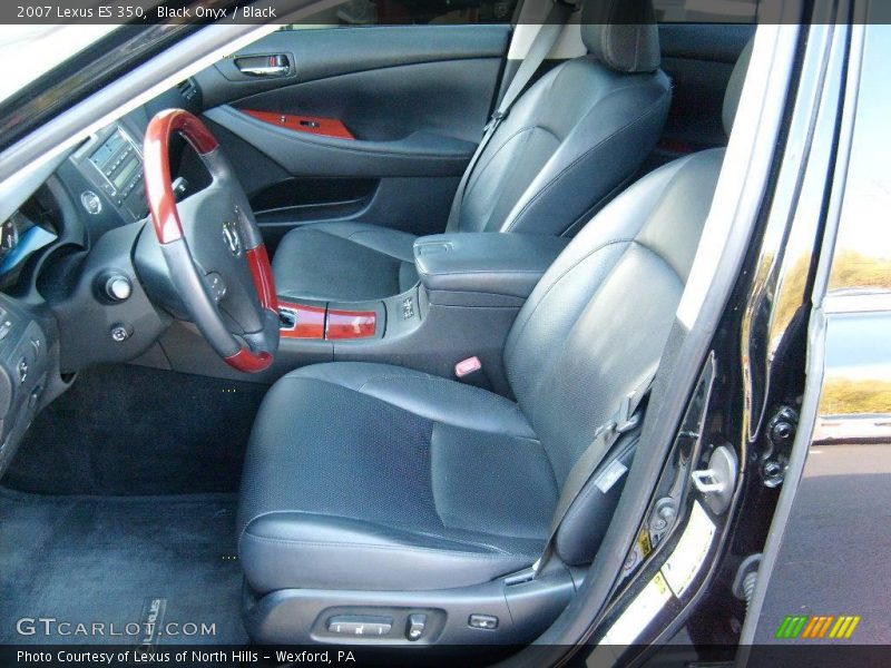 Black Onyx / Black 2007 Lexus ES 350
