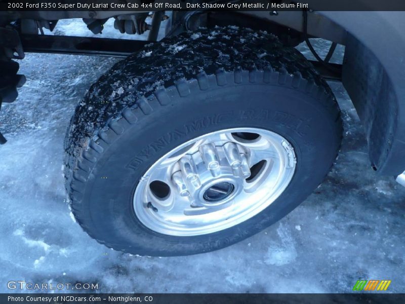 Dark Shadow Grey Metallic / Medium Flint 2002 Ford F350 Super Duty Lariat Crew Cab 4x4 Off Road