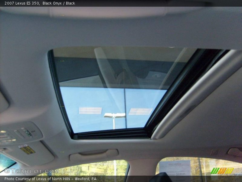 Black Onyx / Black 2007 Lexus ES 350