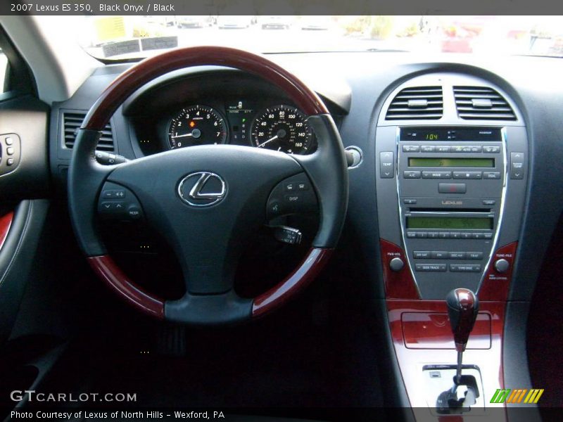 Black Onyx / Black 2007 Lexus ES 350