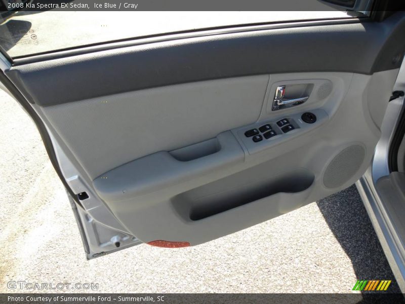 Ice Blue / Gray 2008 Kia Spectra EX Sedan