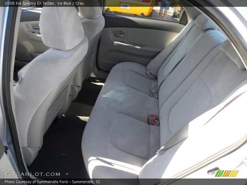 Ice Blue / Gray 2008 Kia Spectra EX Sedan