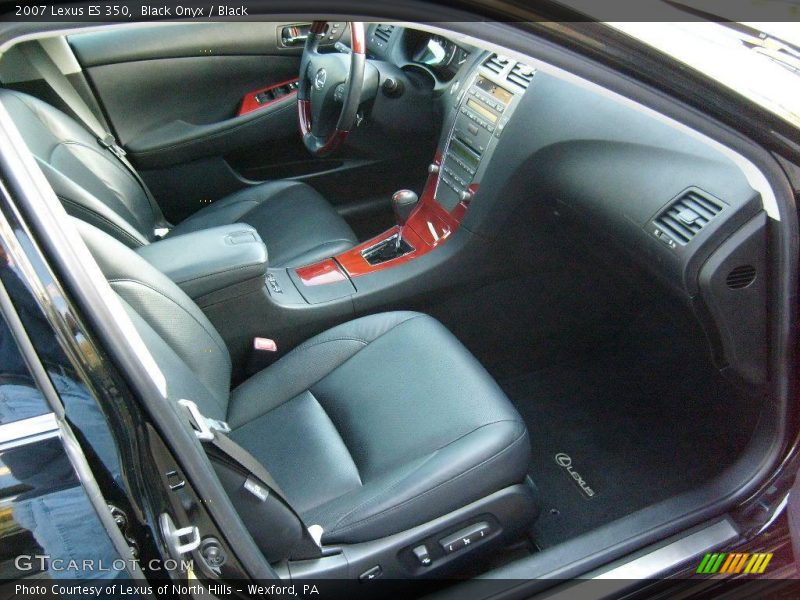 Black Onyx / Black 2007 Lexus ES 350
