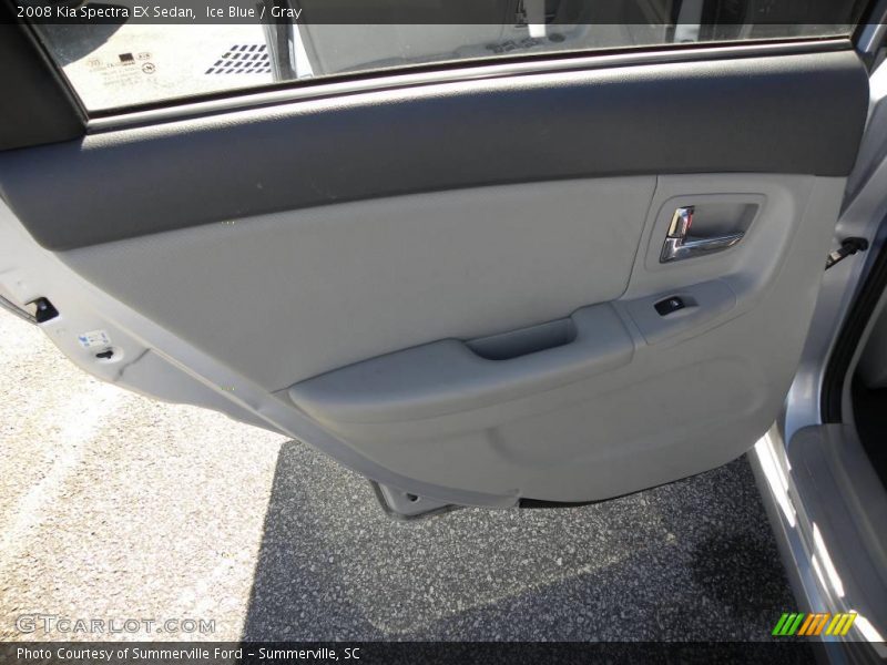 Ice Blue / Gray 2008 Kia Spectra EX Sedan
