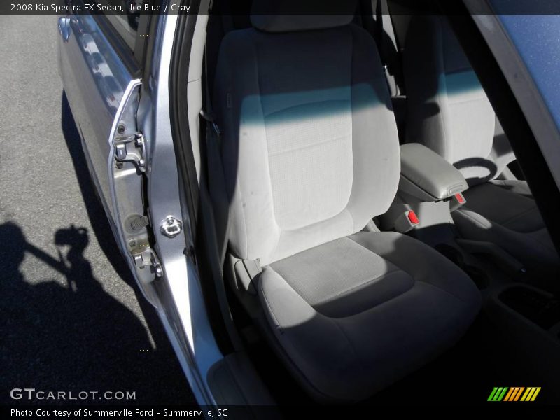 Ice Blue / Gray 2008 Kia Spectra EX Sedan