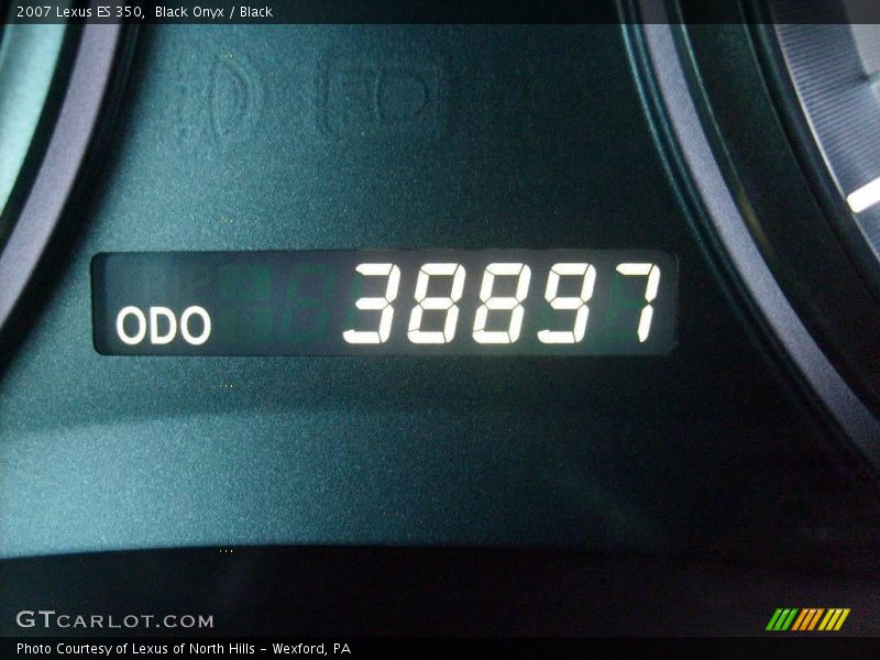 Black Onyx / Black 2007 Lexus ES 350