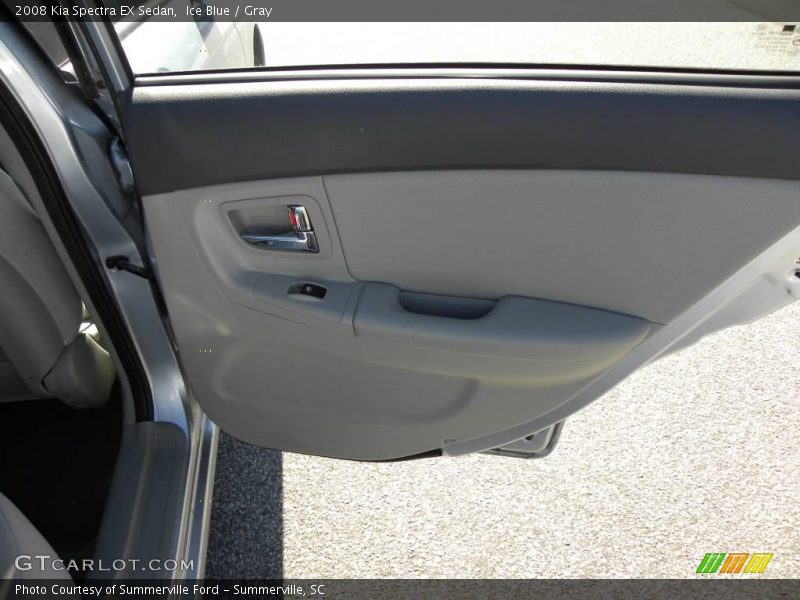 Ice Blue / Gray 2008 Kia Spectra EX Sedan