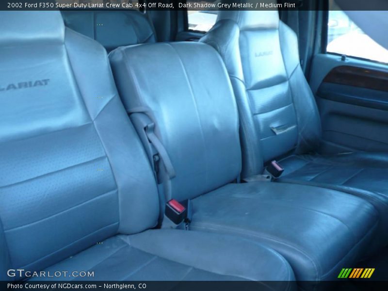Dark Shadow Grey Metallic / Medium Flint 2002 Ford F350 Super Duty Lariat Crew Cab 4x4 Off Road