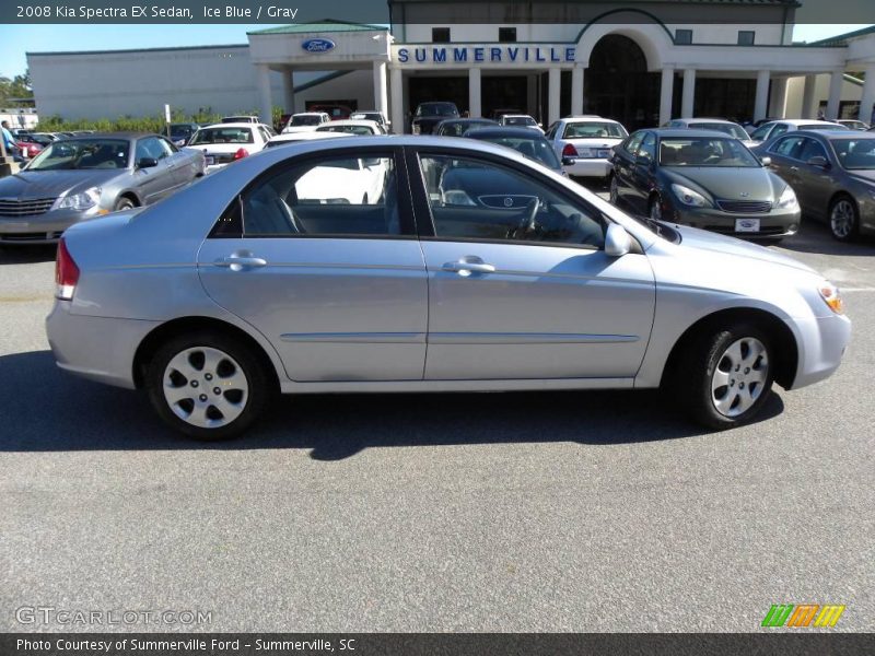Ice Blue / Gray 2008 Kia Spectra EX Sedan