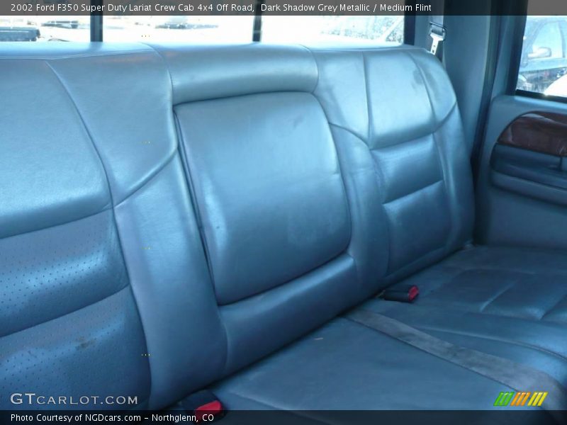 Dark Shadow Grey Metallic / Medium Flint 2002 Ford F350 Super Duty Lariat Crew Cab 4x4 Off Road