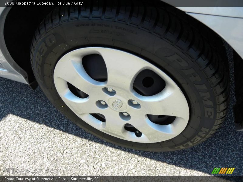 Ice Blue / Gray 2008 Kia Spectra EX Sedan