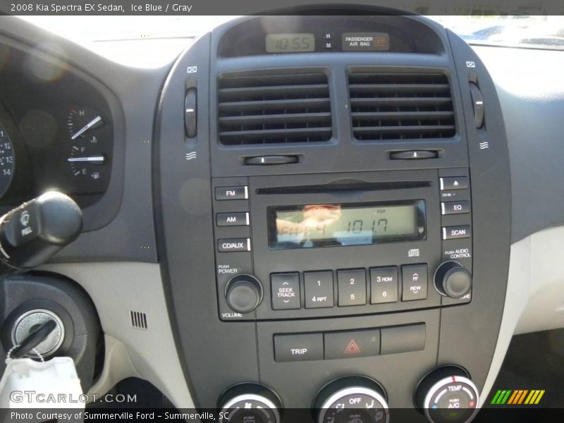 Ice Blue / Gray 2008 Kia Spectra EX Sedan
