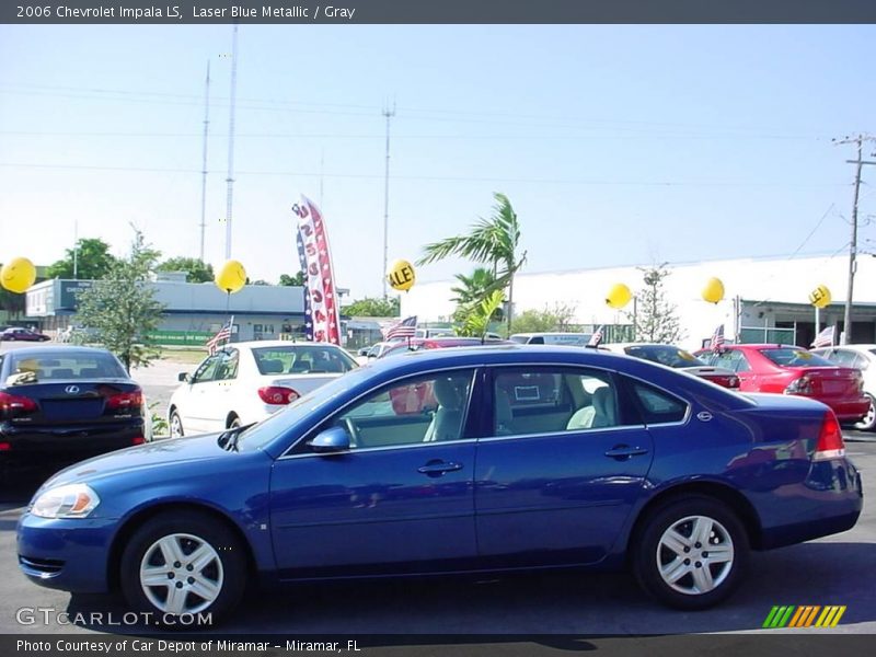 Laser Blue Metallic / Gray 2006 Chevrolet Impala LS