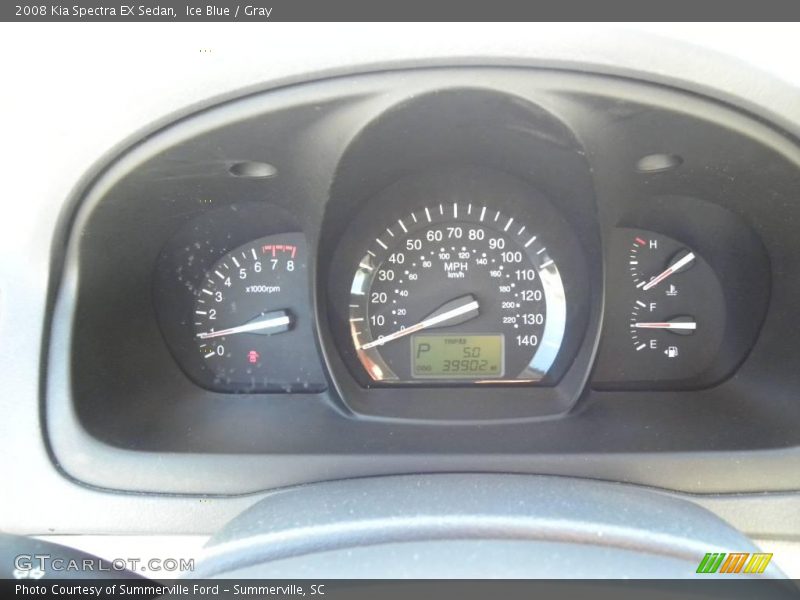 Ice Blue / Gray 2008 Kia Spectra EX Sedan