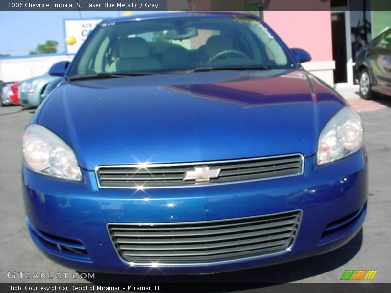 Laser Blue Metallic / Gray 2006 Chevrolet Impala LS