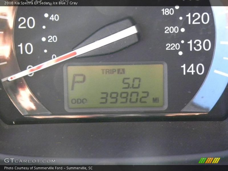 Ice Blue / Gray 2008 Kia Spectra EX Sedan