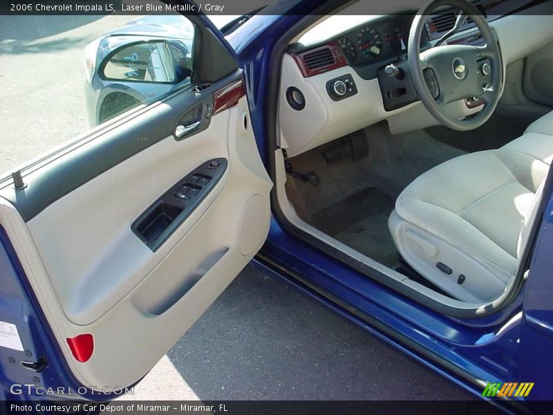 Laser Blue Metallic / Gray 2006 Chevrolet Impala LS