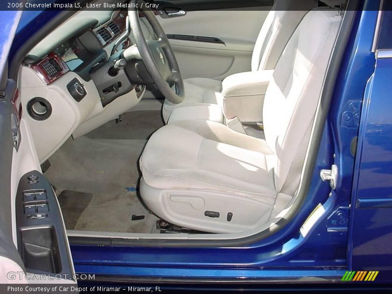 Laser Blue Metallic / Gray 2006 Chevrolet Impala LS