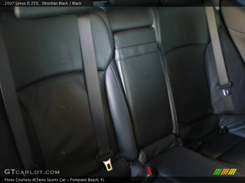 Obsidian Black / Black 2007 Lexus IS 250